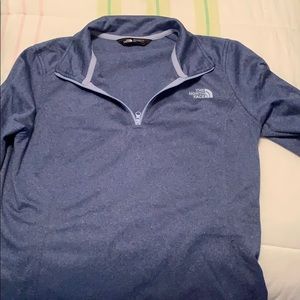Worn once North Face quarter zip